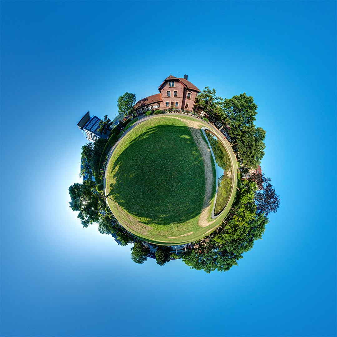 Stadtgarten Ettlingen als Little Planet