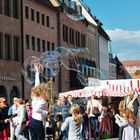 Stadtgeschehen mit Kinderspaß