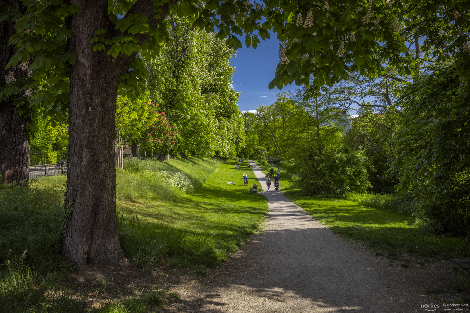 Stadtgraben Spaziergang