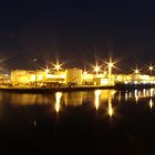 Stadthafen Gelsenkirchen bei Nacht