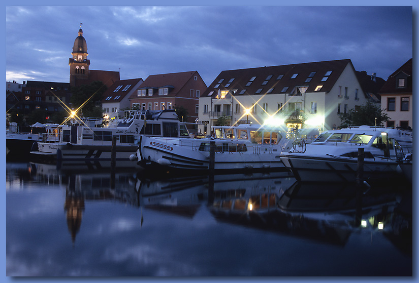 Stadthafen in Waren (Müritz)