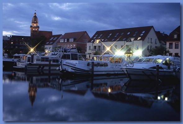Stadthafen in Waren (Müritz)