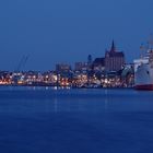 Stadthafen Rostock bei Nacht