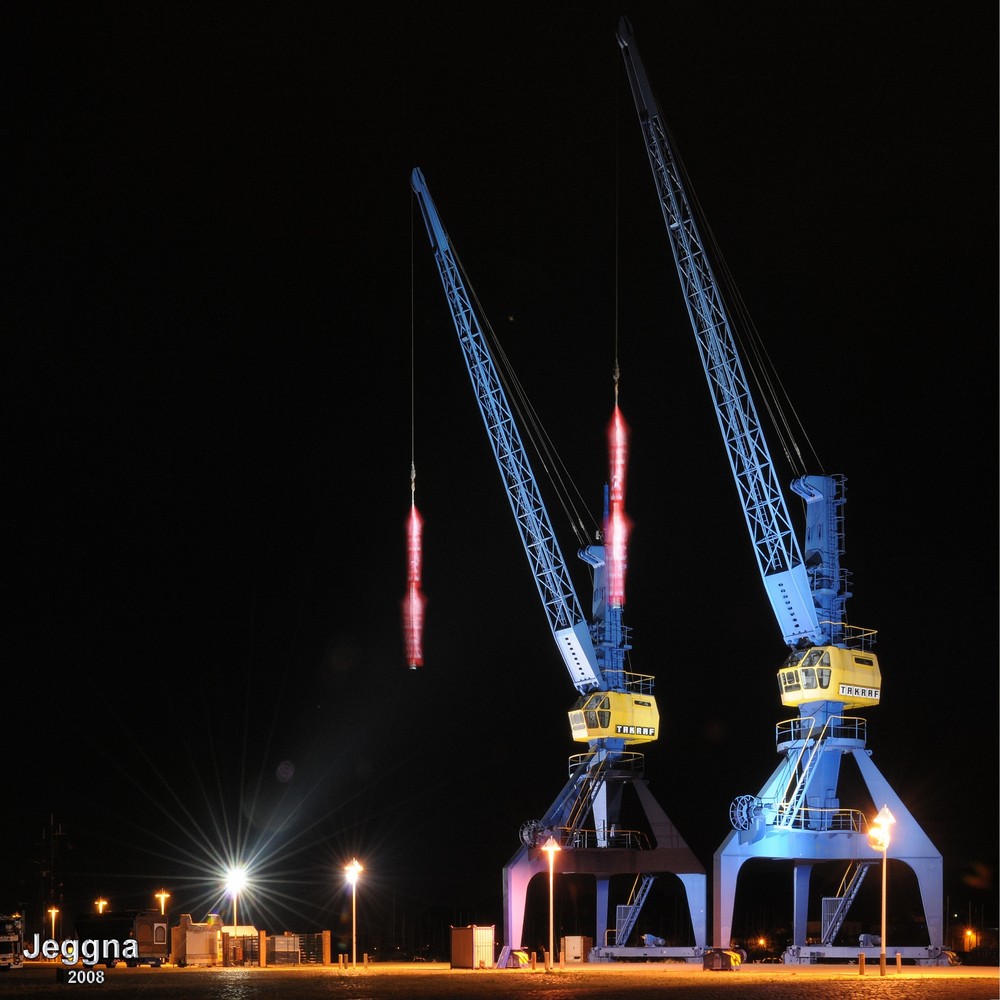 Stadthafen Rostock - Kräne