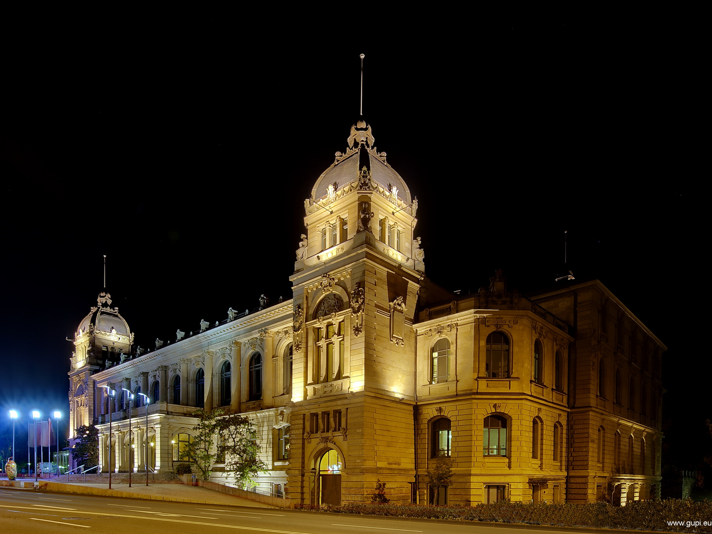 Stadthalle Elberfeld Foto & Bild architektur, architektur bei nacht