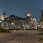 Stadthalle Wuppertal bei Nacht