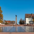 Stadthaus und Venus- Statue