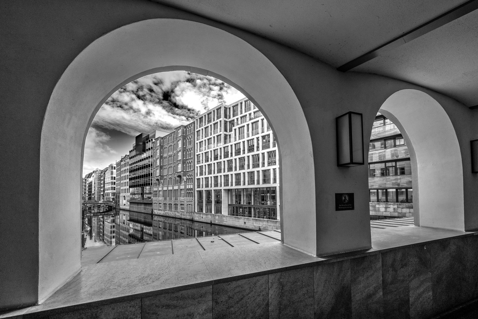 Stadthof Brücke zum Bleichenfleet