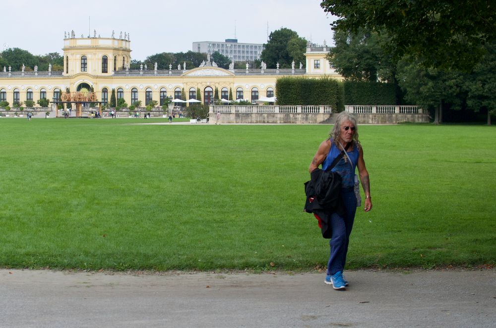 Stadtindianer in Blau