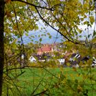 Stadtkern Ellwangen umrahmt