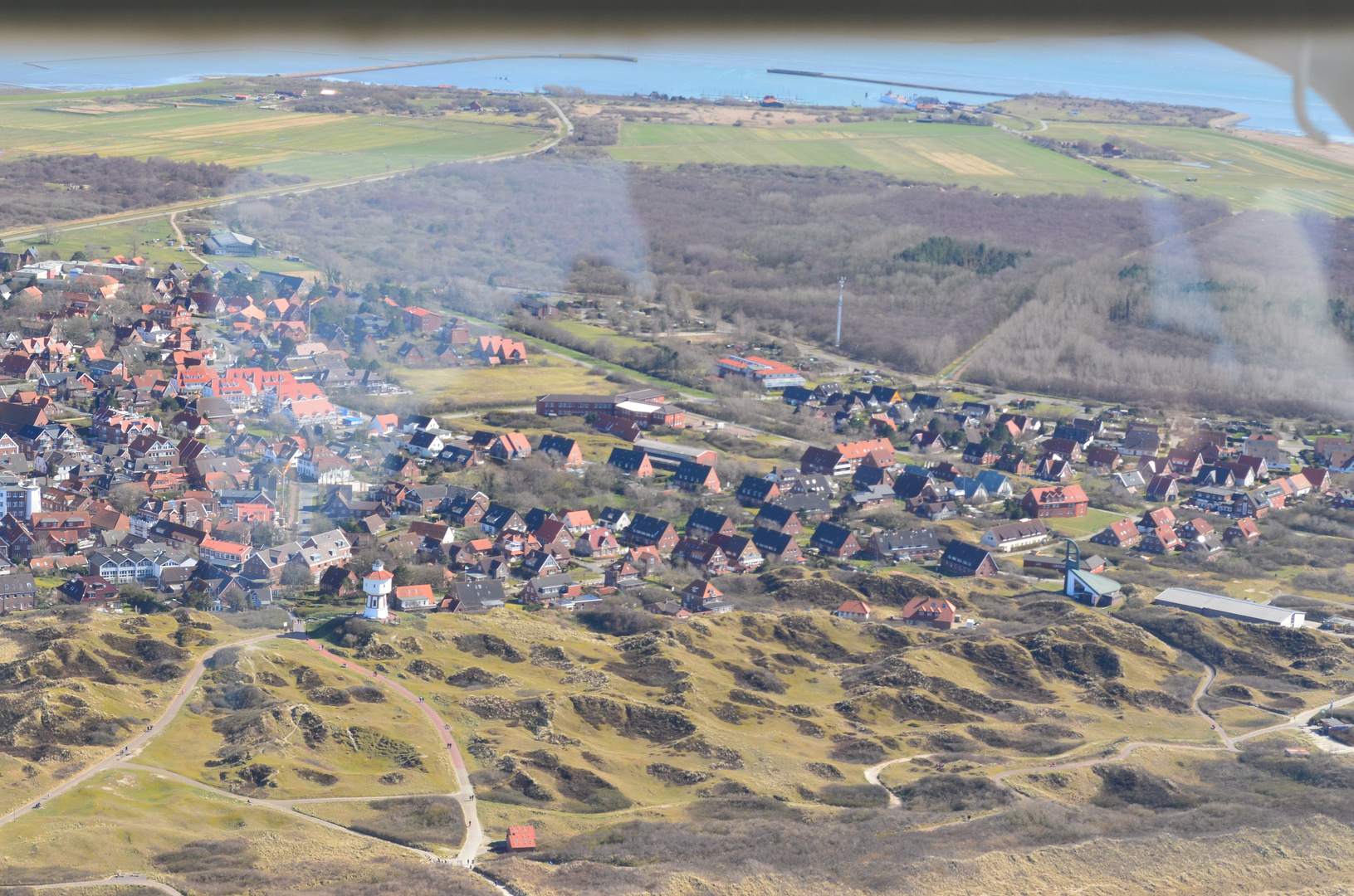 Stadtkern von Langeoog aus der Vogelperspektive :-)