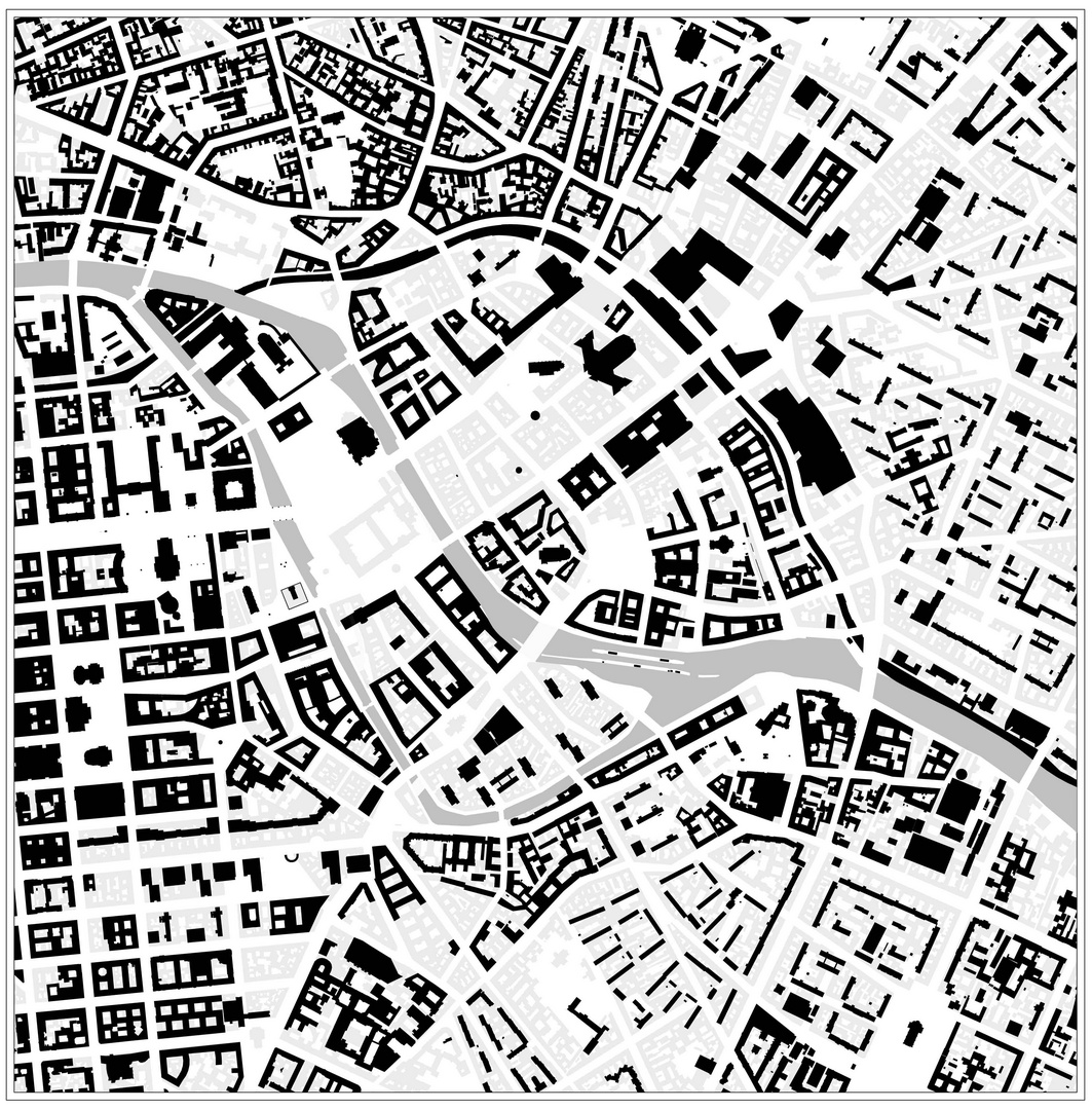 Stadtkernüberlagerung 1940 - 2010