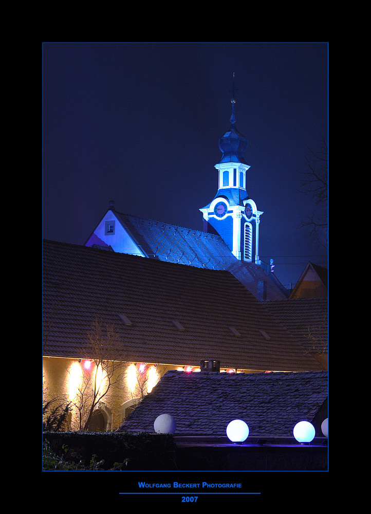 Stadtkirche Adelsheim - leuchtet