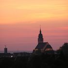 Stadtkirche Böblingen im Abendlicht