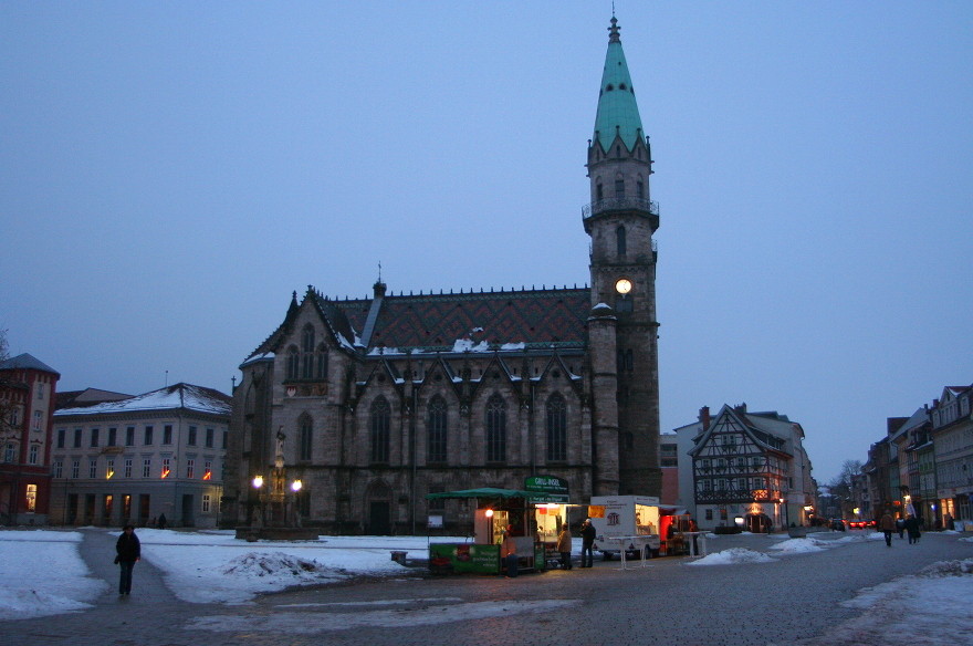 Stadtkirche (ev.-luth.) - vom Markt aus