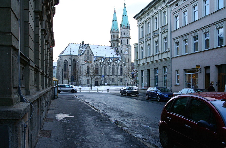 Stadtkirche (ev.-luth.) - von der Wettinerstrasse aus - 2. Versuch