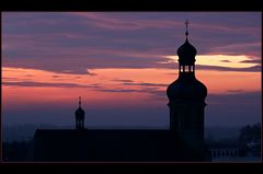 Stadtkirche im Abendlicht