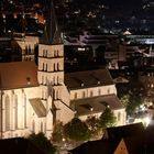 Stadtkirche St. Dionys in Esslingen bei Nacht