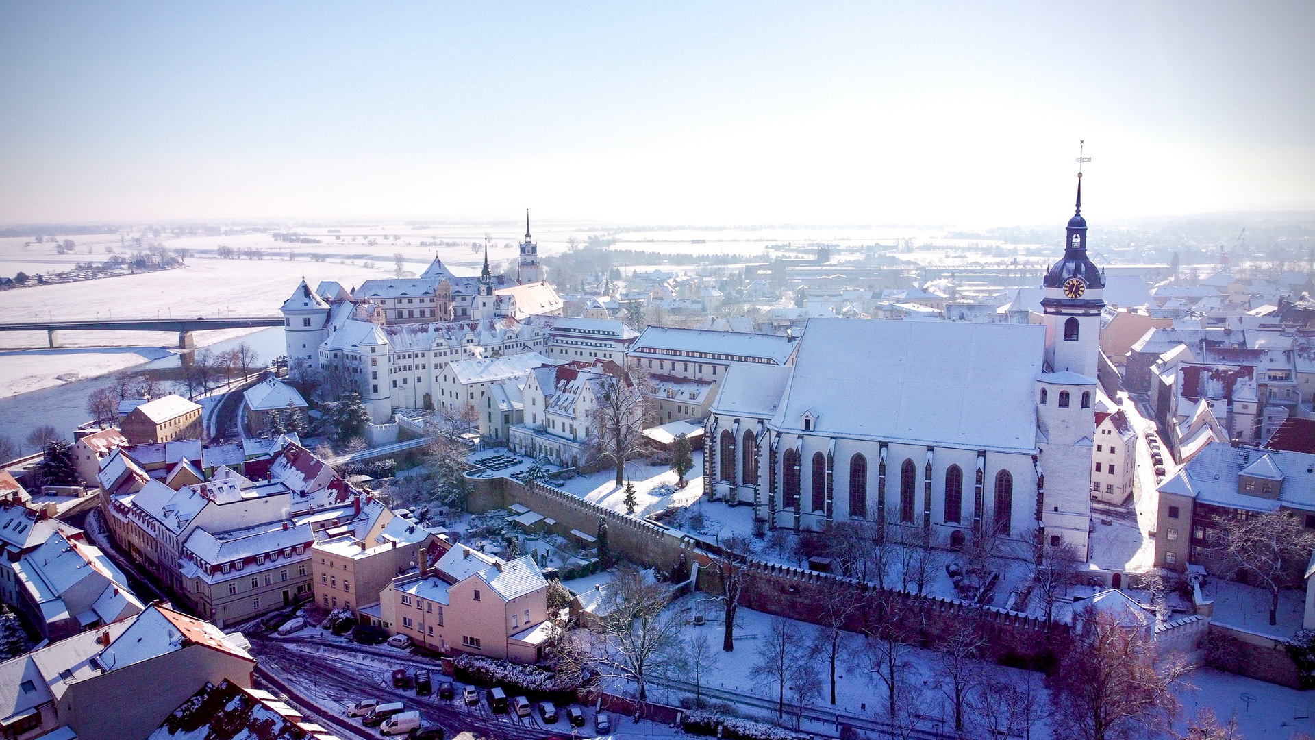 Stadtkirche St. Marien und Schloss Hartenfels/ Torgau