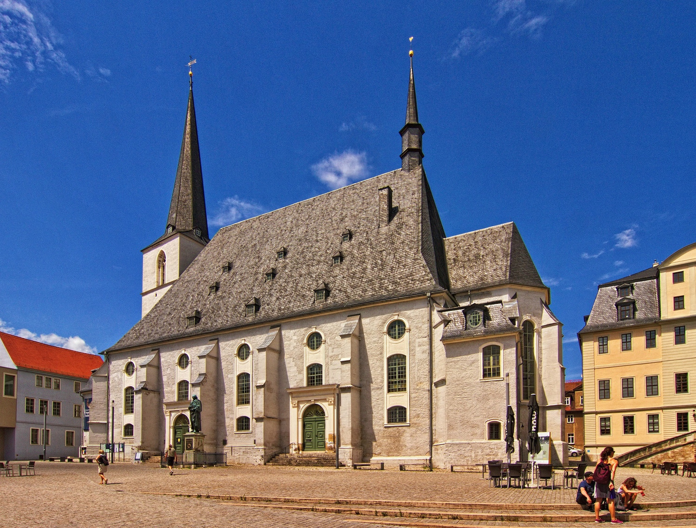 Stadtkirche St. Peter und Paul Foto & Bild city, street, sommer Bilder auf