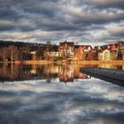 Stadtkulisse am See