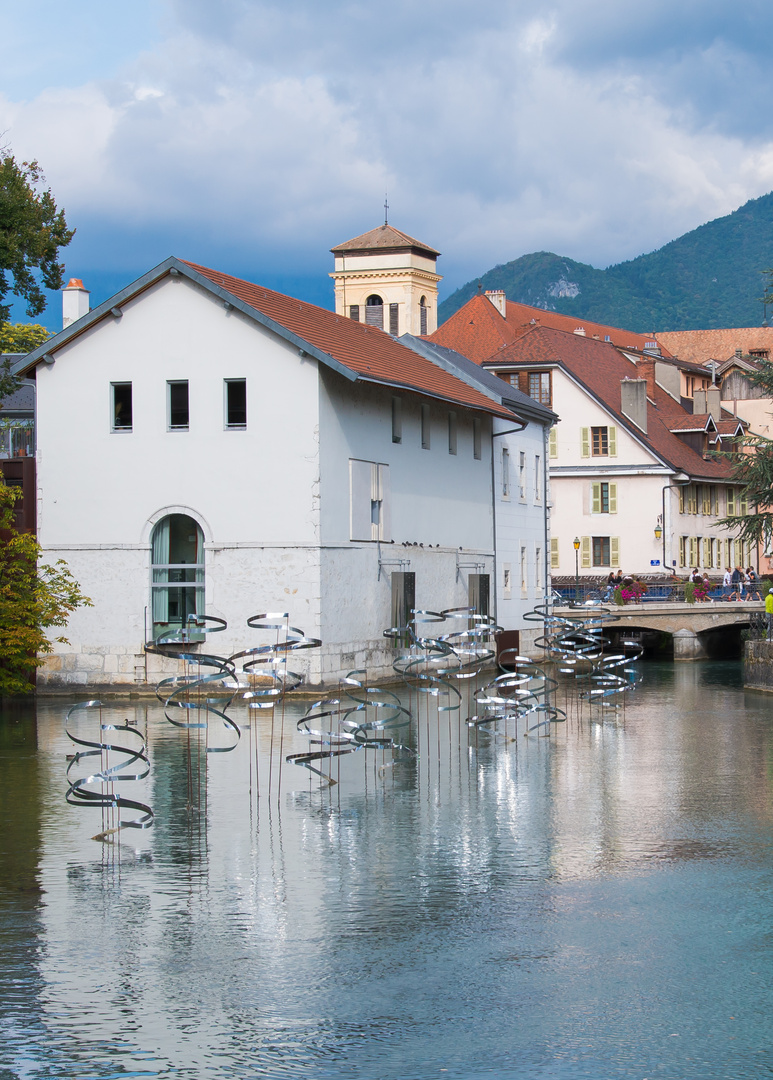 Stadtkunst in Annecy