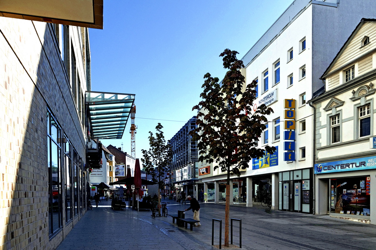 Stadtlandschaft Bergisch Gladbach Hauptstrasse in Color - Nr.2