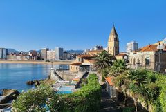 Stadtlandschaft Gijon