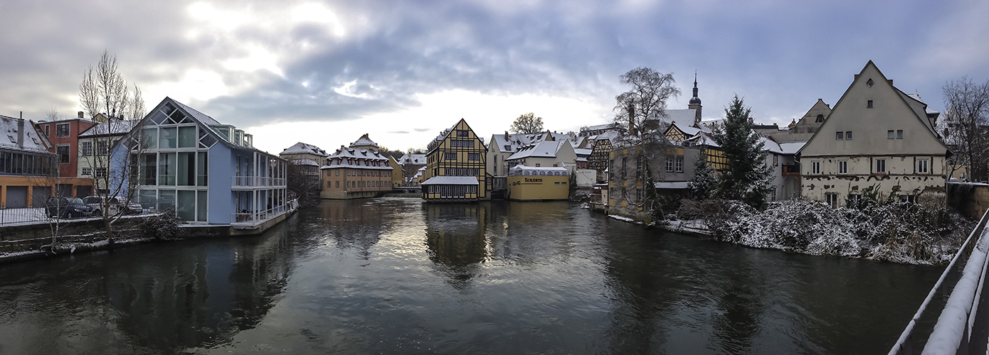 Stadtlandschaft im Dezember