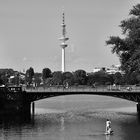 Stadtlandschaft im Sommer