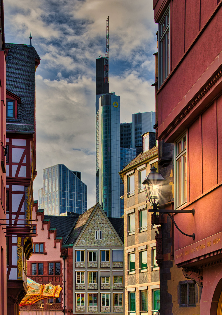 Stadtlandschaft in Frankfurt am Main