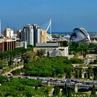  Stadtlandschaft Valencia mit Turia Park