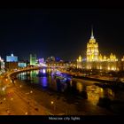 Stadtlichter Moskaus
