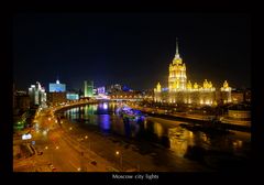 Stadtlichter Moskaus