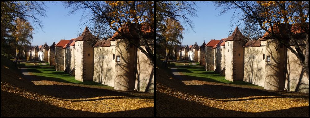 Stadtmauer 3D Kreuzblick