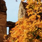 Stadtmauer im Herbst