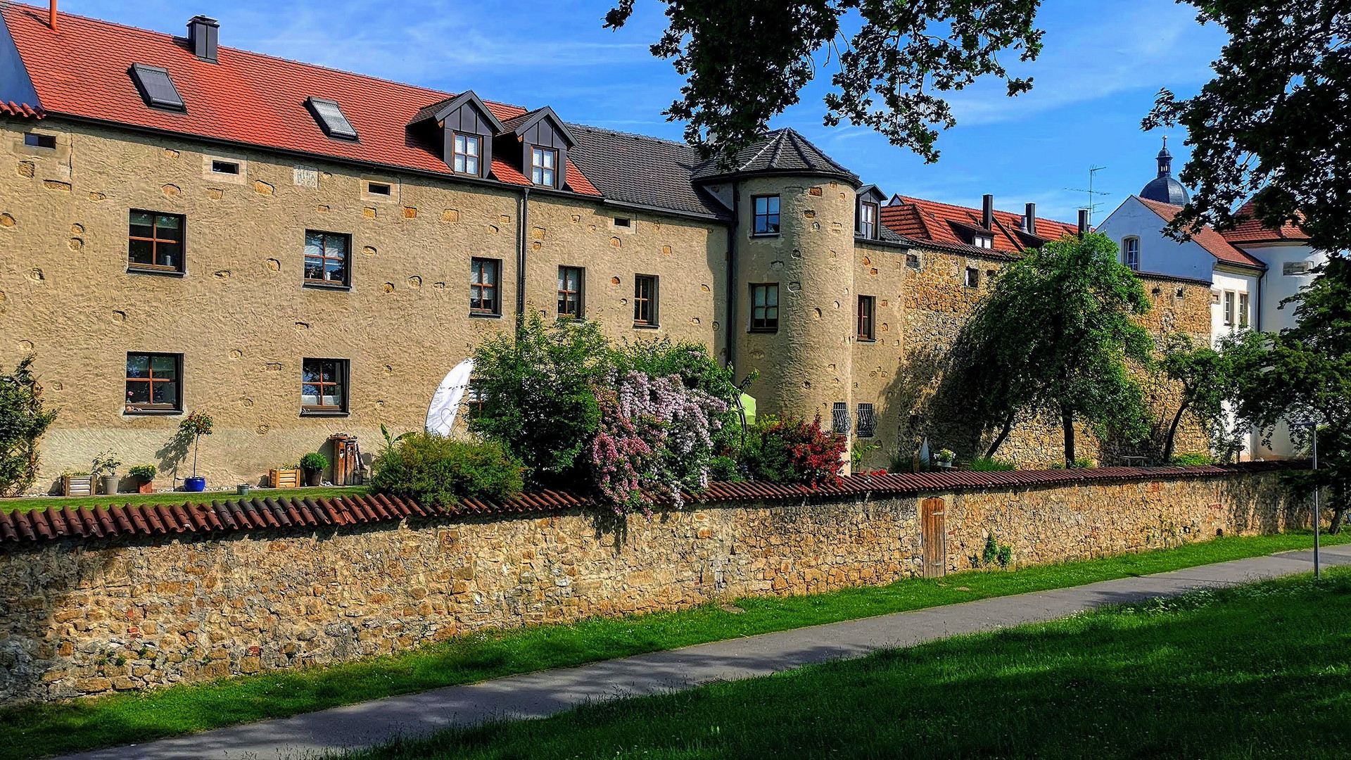 Stadtmauer in Amberg                                 