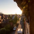 Stadtmauer in der Abendsonne