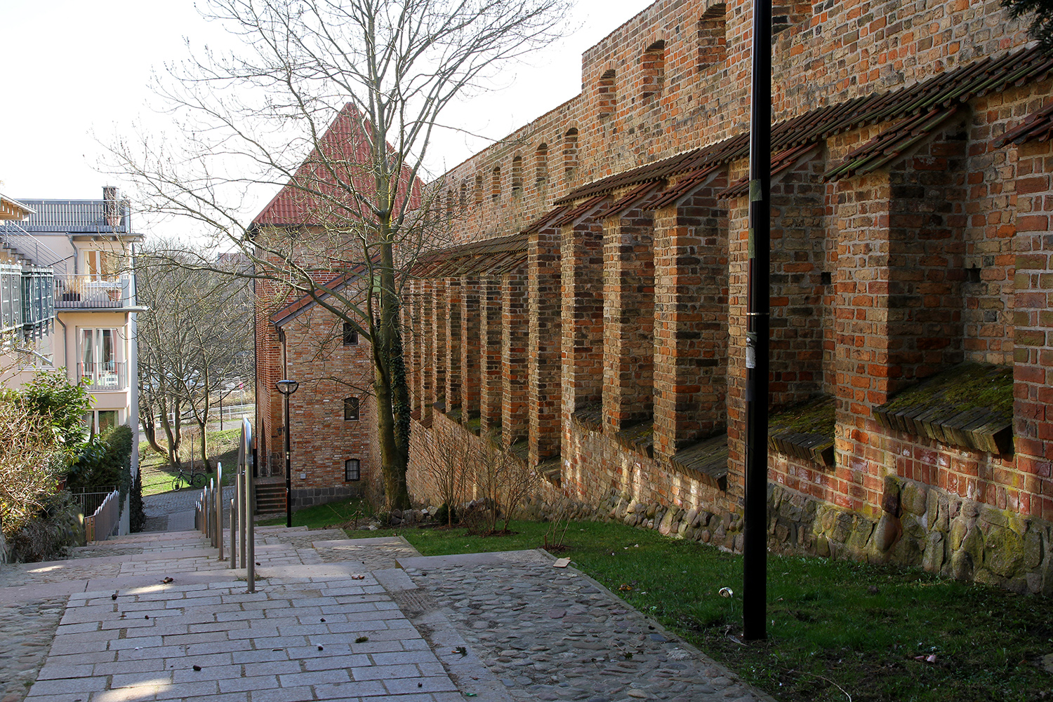 Stadtmauer in Rostock