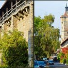 Stadtmauer in Rothenburg ob der Tauber