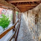 Stadtmauer in Rothenburg ob der Tauber