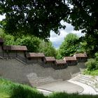 Stadtmauer nördlich Stöberleinsturm, von Osten