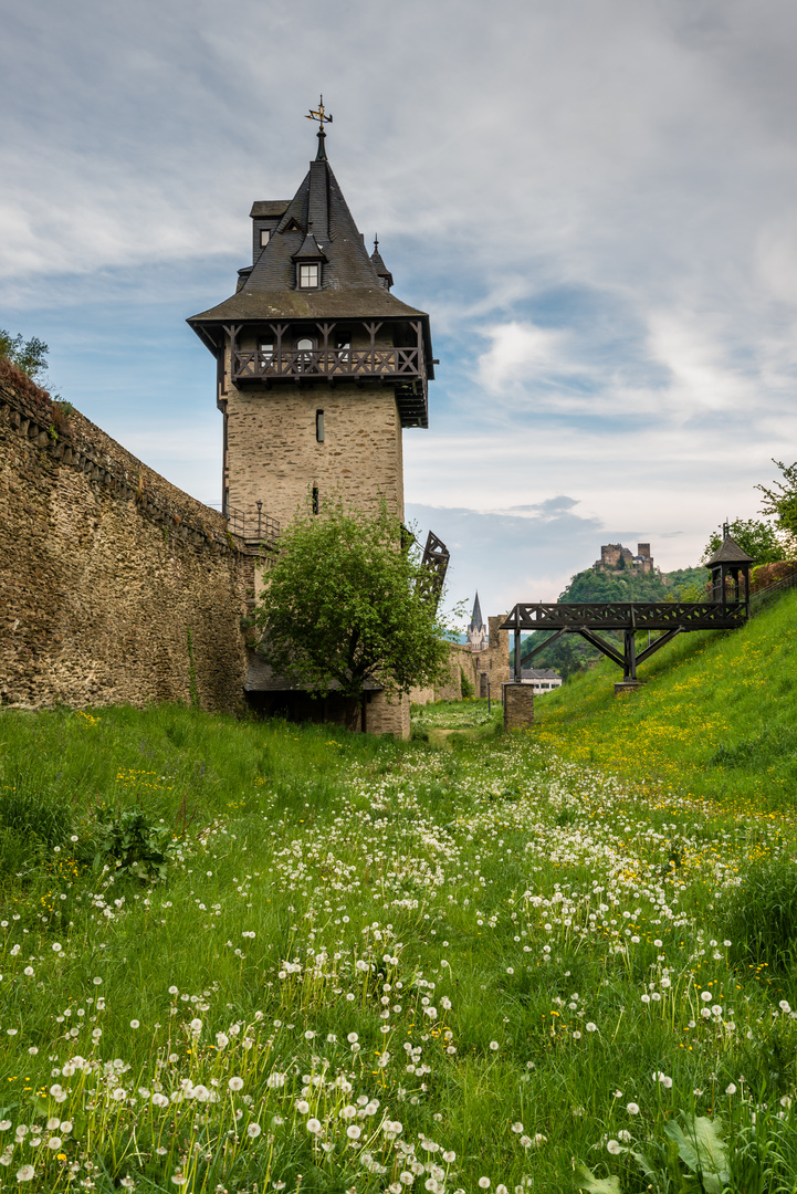 Stadtmauer Oberwesel mit Kuhhirtenturm