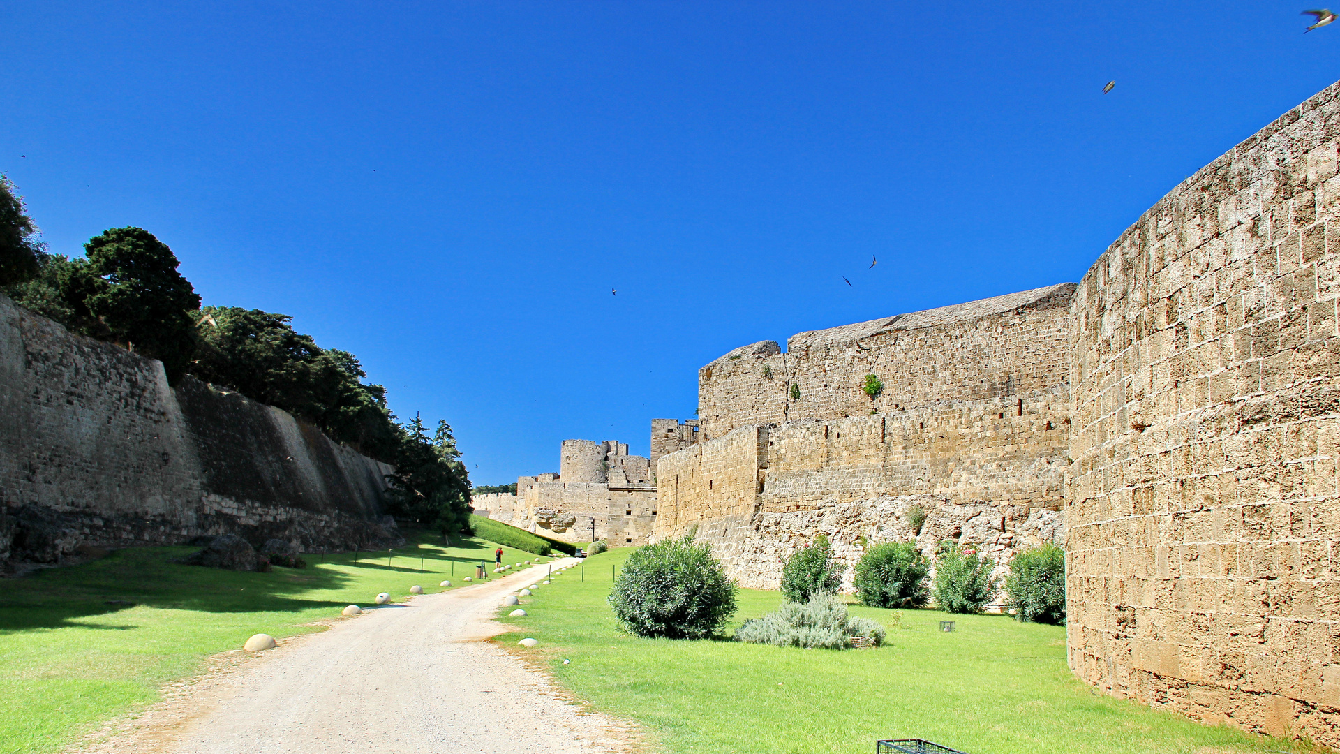 Stadtmauer, Rhodos, 2011
