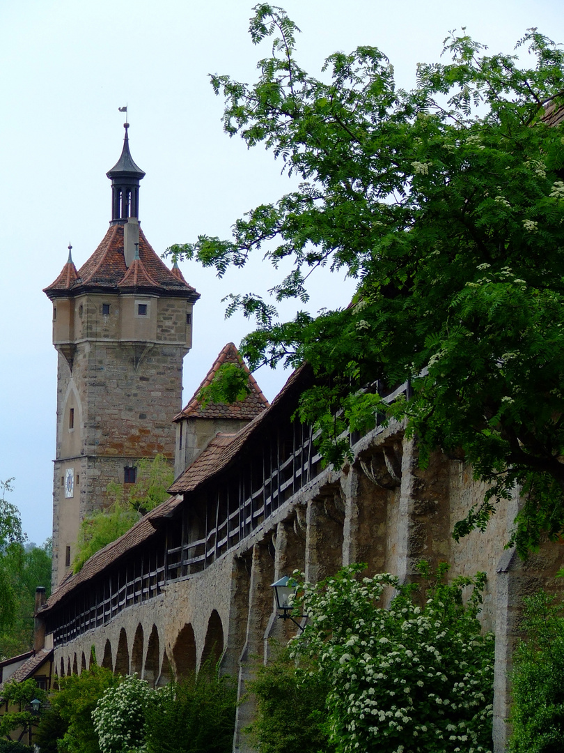 Stadtmauer + Stadttor Rothenburg o.d.T.