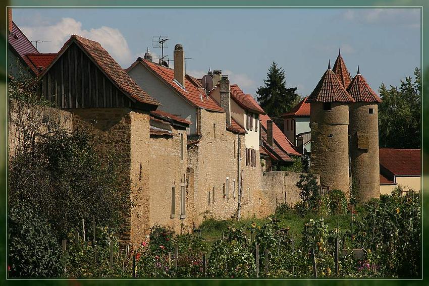 Stadtmauer von Mainbernheim Ufr Foto & Bild deutschland, europe