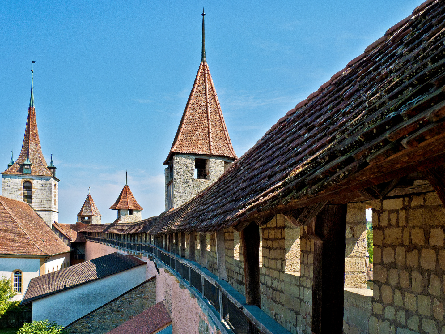 Stadtmauer von Murten