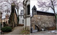 Stadtmauer vor der Neuwerkkirche in Goslar