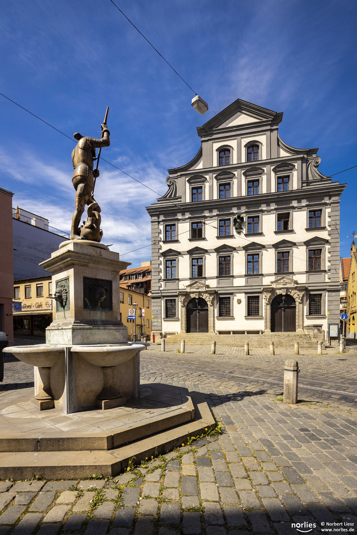 Stadtmetzg mit Georgsbrunnen