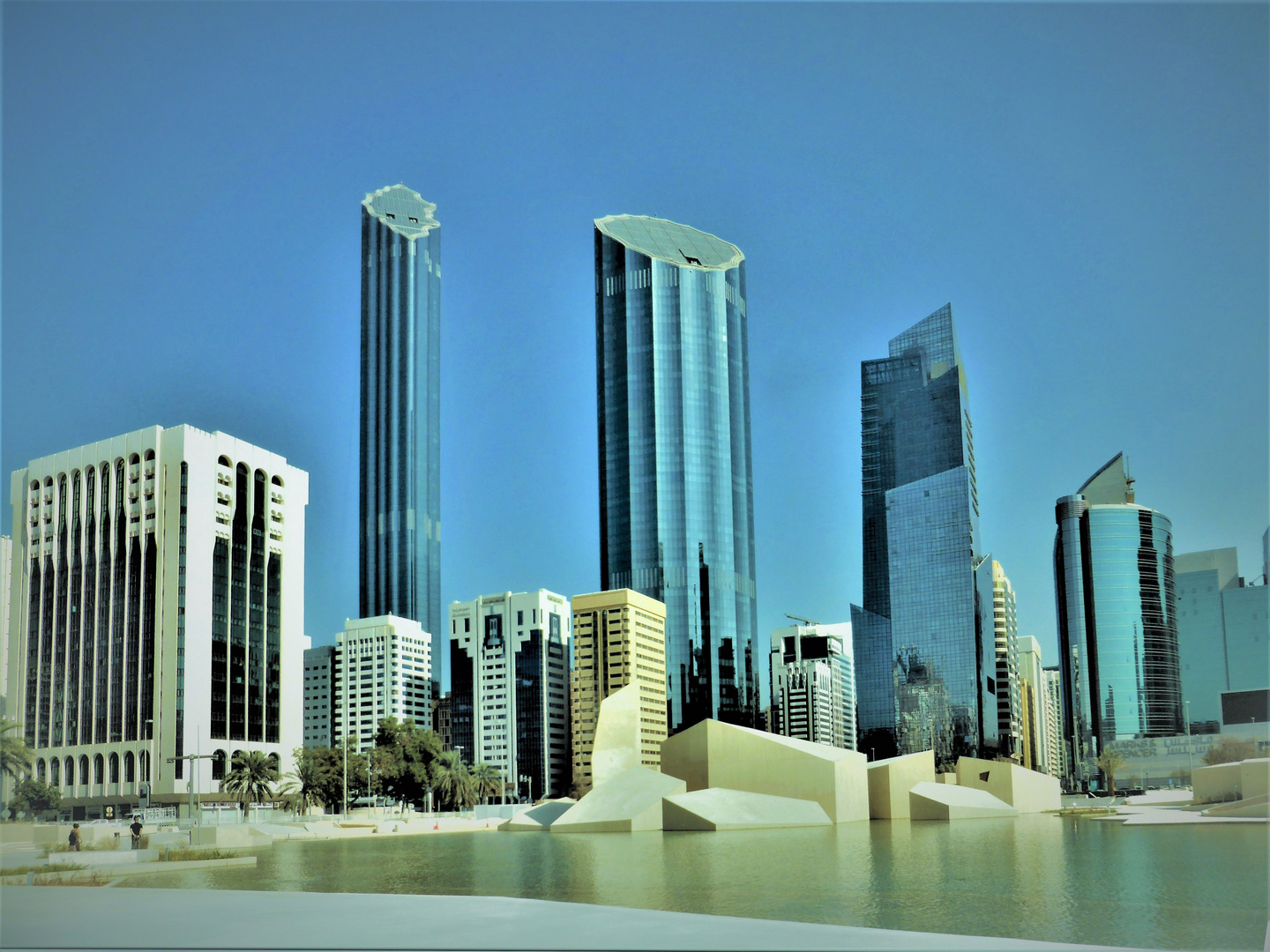 Stadtmitte von Abu Dhabi